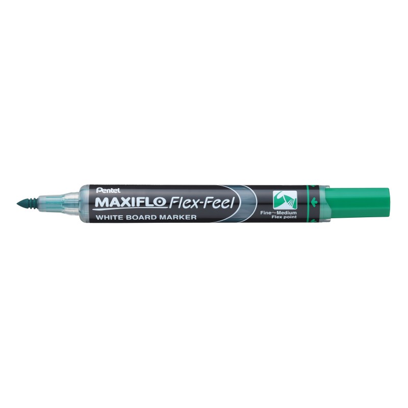 Marker Maxiflo Z Elastyczną Końcówką Flex Feel Zielony Mwl5Sbf -D Pentel