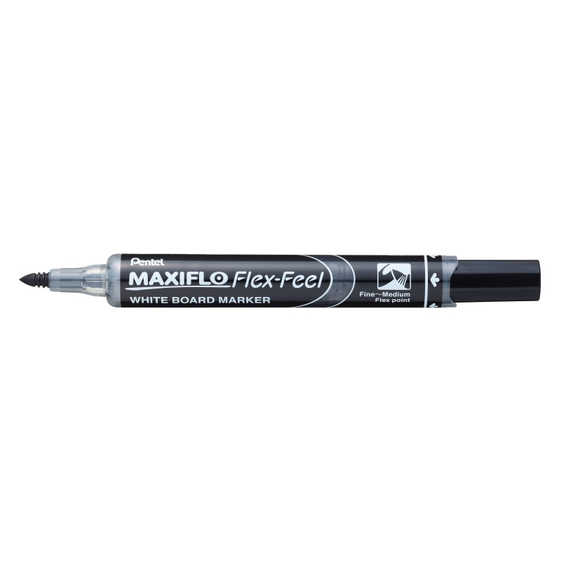 Marker Maxiflo Z Elastyczną Końcówką Flex Feel Czarny Mwl5Sbf -A Pentel