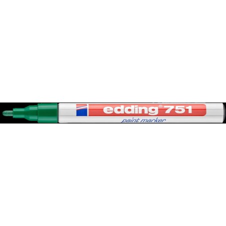 Marker Lakierowy 1-2Mm 751 Zielony Edding Końcówka Okrągła