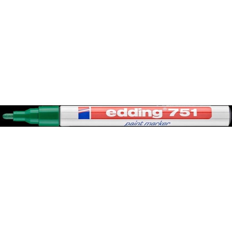 Marker Lakierowy 1-2Mm 751 Zielony Edding Końcówka Okrągła