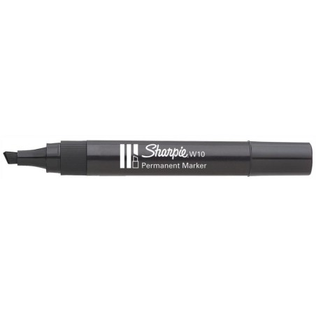Marker Permanentny W10 Ścięty Czarny Sharpie S0192654