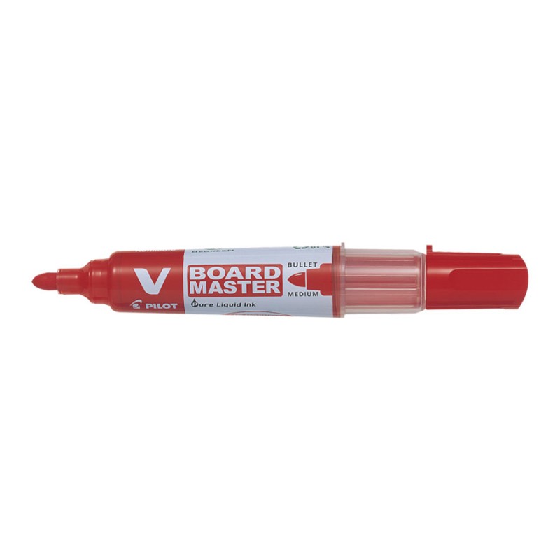 Marker Suchościeralny V Board Master Czerwony Piwbma-Vbm-M-R-Bg Pilot