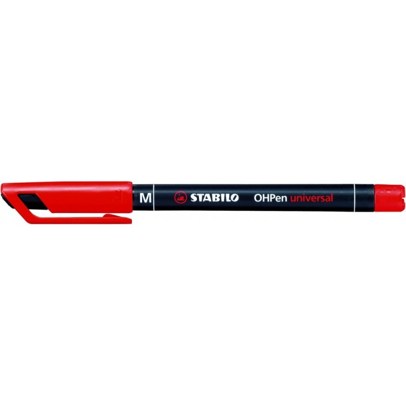 Foliopis Stabilo Ohpen Niezmywalny 1.0Mm Czerwony 843/40