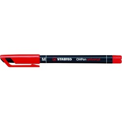 Foliopis Stabilo Ohpen Niezmywalny 1.0Mm Czerwony 843/40