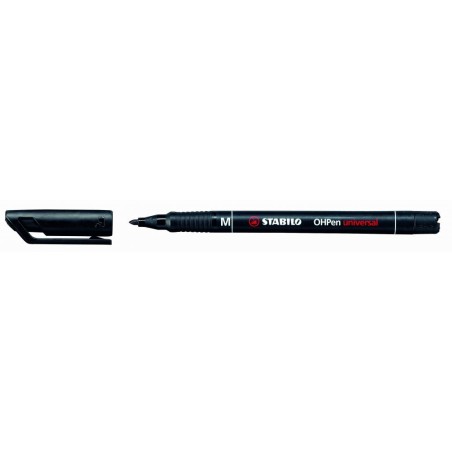 Foliopis Stabilo Ohpen Niezmywalny 1.0Mm Czarny 843/46