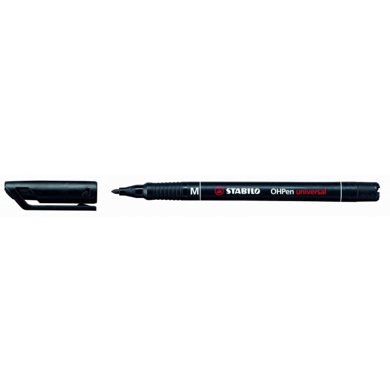 Foliopis Stabilo Ohpen Niezmywalny 1.0Mm Czarny 843/46