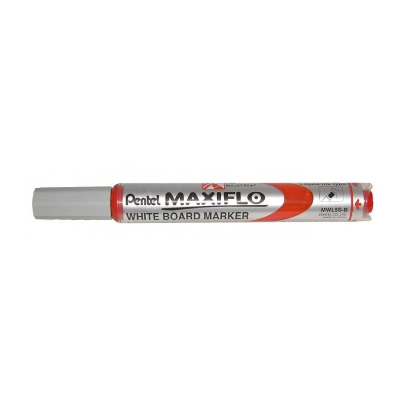 Marker Suchościeralny Czerwony Mwl5Sb Pentel Maxiflo (Z Tłoczkiem)