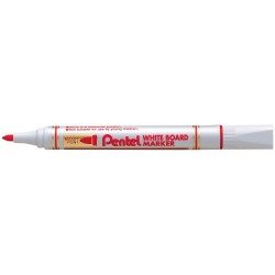 Ekonomiczny Marker Do Białych Tablic Czerwony Mw85-B Pentel Suchościeralny