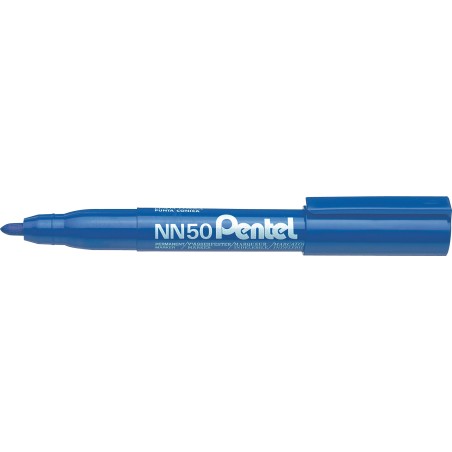 Marker Permanentny Nn50 Niebieski Okrągła Końcówka Pentel