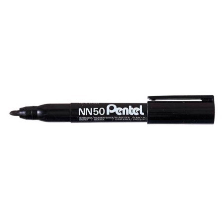 Marker Permanentny Nn50 Czarny Okrągła Końcówka Pentel