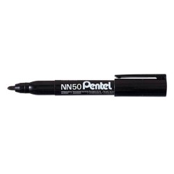 Marker Permanentny Nn50 Czarny Okrągła Końcówka Pentel