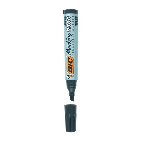 Marker Permanentny Bic 2300 Ecolutions Niebieski Ścięta Końcówka, 8209253