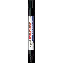 Marker Permanentny Uni No-520 Okrągły Czarny
