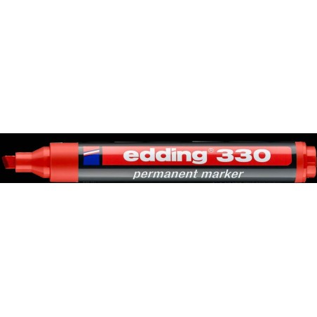 Foliopis 330-2 Czerwony Edding Końćowka Ścięta