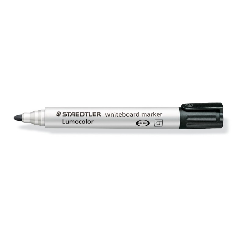 Marker Lumocolor Do Białych Tablic Whiteboard, Okrągły, Czarny, Staedtler S 351-9