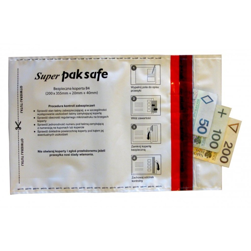 Koperty Nc Bezpieczne (Bankowe) B4 Hk 100Szt.  55438097
