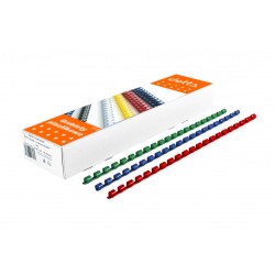Grzbiety Do Bindowania Dotts 25 Mm Czarne, Opakowanie 50 Szt.