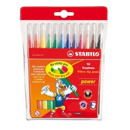 Flamastry 280/12-02/01 Stabilo Power . 2Mm .