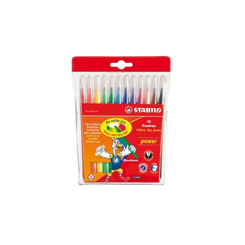 Flamastry 280/12-02/01 Stabilo Power . 2Mm .