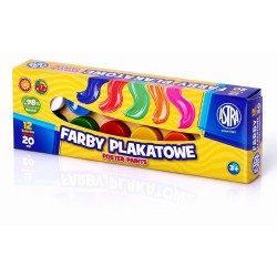 Farby Plakatowe Astra 12 Kolorów - 20 Ml, 83114901