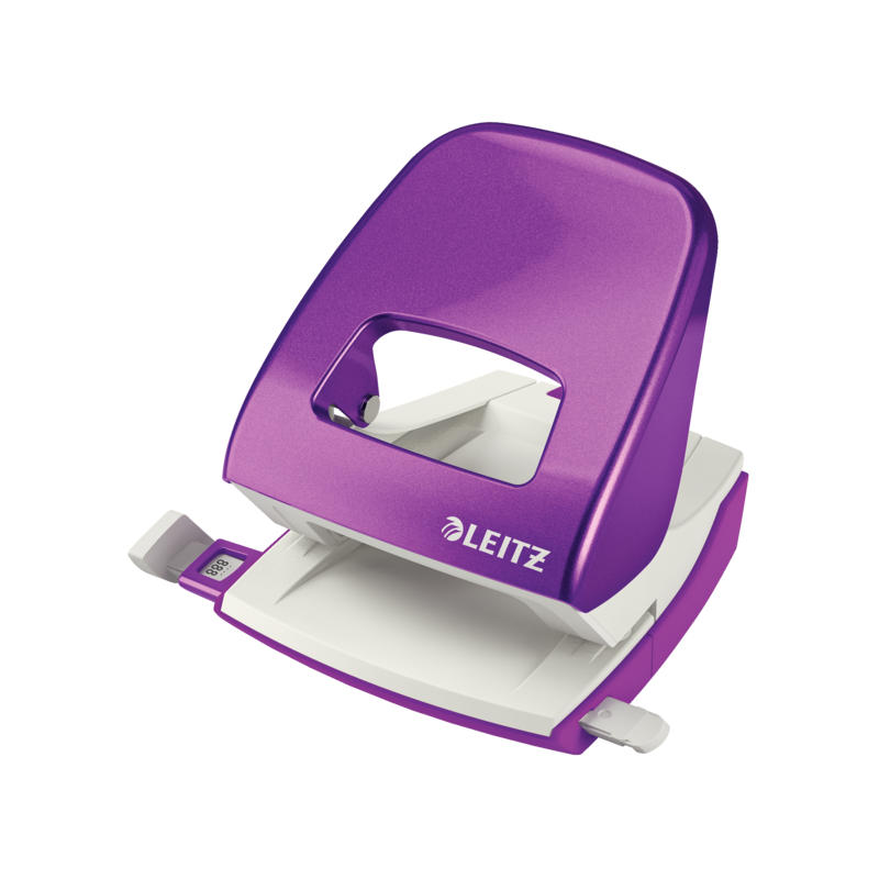 Dziurkacz 5008 Leitz Fioletowy 30 Kartek Duży Metalowy 50081062 .