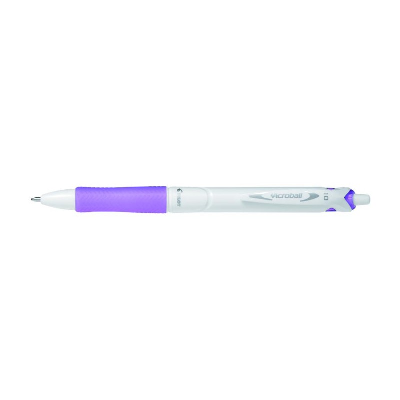 Długopis Acroball White M Fioletowy Pilot Bab15M-Wpuv-Bg