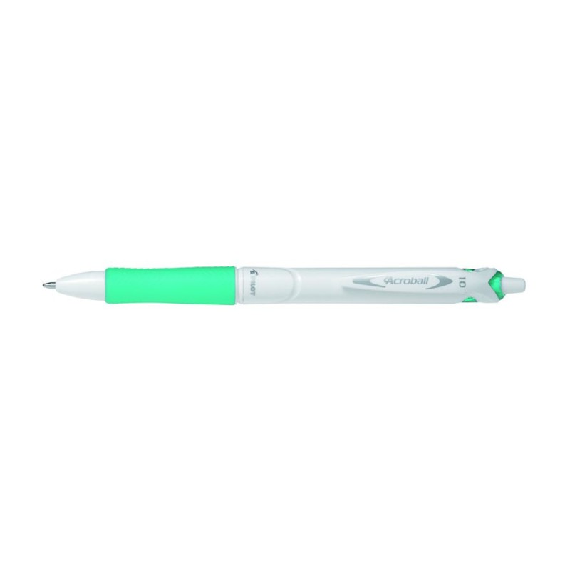 Długopis Acroball White M Zielony Pilot Bab15M-Wegg-Bg