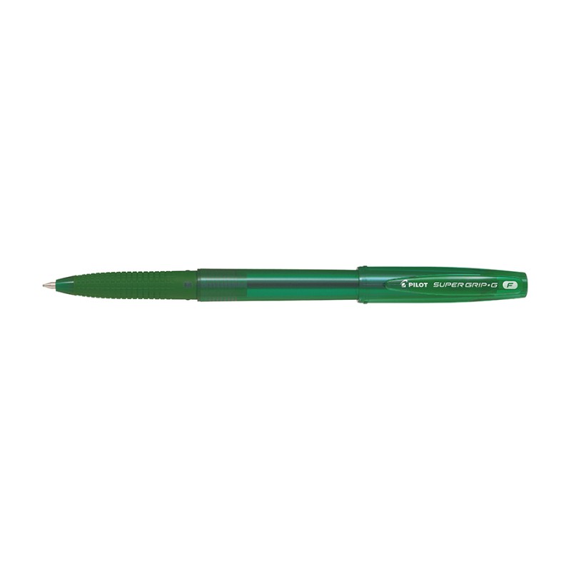 Długopis Olejowy Ze Skuwką Pilot Super Grip Zielony Bps-Gg-F-G