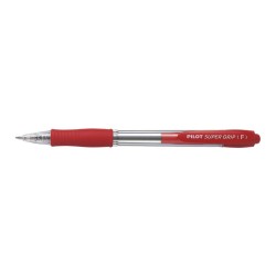 Długopis Olejowy Automatyczny Pilot Super Grip Czerwony Pibpgp-10R-R
