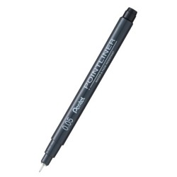 Cienkopis Kalibrowany Pointliner Czarny S20P-05A 0,05Mm Pentel