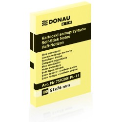 Bloczek Eco 51*76 7592001Pl-11 Jasno Żółty Donau