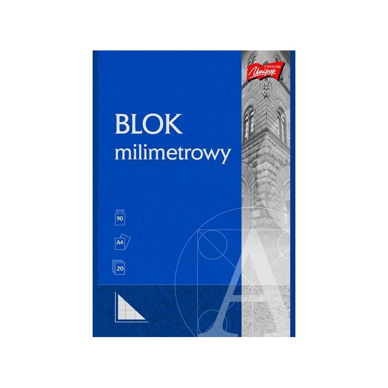 Blok Milimetrowy A4 20Kartek Unipap
