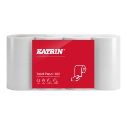 Papier Toaletowy, Małe Rolki Katrin Toilet 160, 2W, 112966, Opakowanie: 8 Rolek