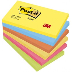 Bloczek Samoprzylepny Post-It_ (655-Tfen), 127X76Mm, 6X100 Kart., Paleta Energetyczna
