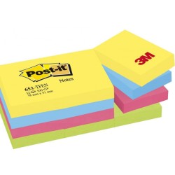 Bloczek Samoprzylepny Post-It (653-Tfen), 38X51Mm, 12X100 Kart., Energetic