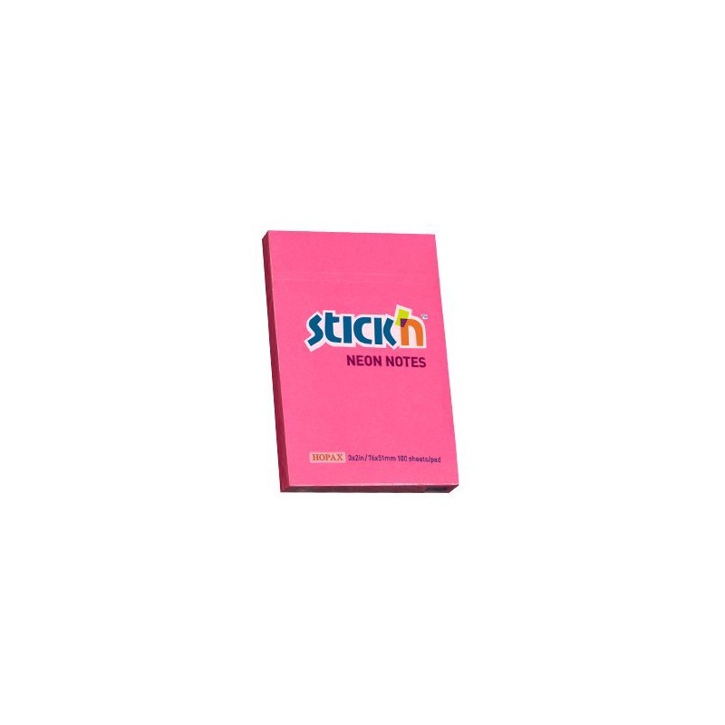 Bloczek Sticknulln 76X51Mm Ciemnoróżowy Neon 100K 21161 Sticknulln