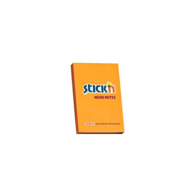 Bloczek Sticknulln 76X51Mm Pomarańczowy Neon 100K 21160 Sticknulln