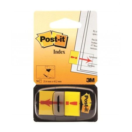 Zakładki Indeksujące Post-It_ Z Nadrukiem _Wykrzyknik_ (680-33), Pp, 25,4X43,2Mm, 50 Kart.