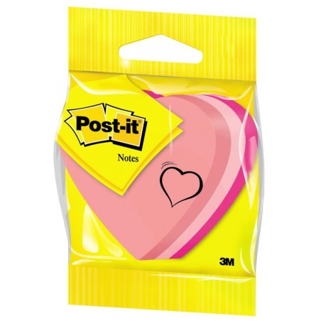 Bloczek 3M Post-It Serce Neonowe 2007H 225K Ft510076563