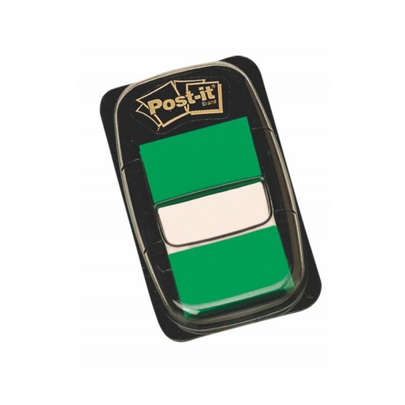 Zakładki Indeksujące Post-It 25X43Mm Zielone 680-3 50Sztuk, 3M-70071392776