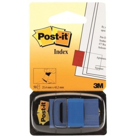Zakładki Indeksujące Post-It 25X43Mm Niebieskie 680-2 50Sztuk 3M