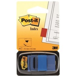 Zakładki Indeksujące Post-It 25X43Mm Niebieskie 680-2 50Sztuk 3M