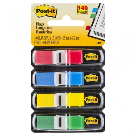 Zakładki Indeksujące Post-It 12X43Mm 683-4 4X35Szt 3M 70071353570