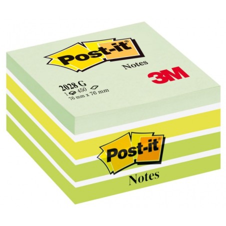 Bloczek 3M Post-It 2028-G 76X76Mm Zielony 450K Ft510093238