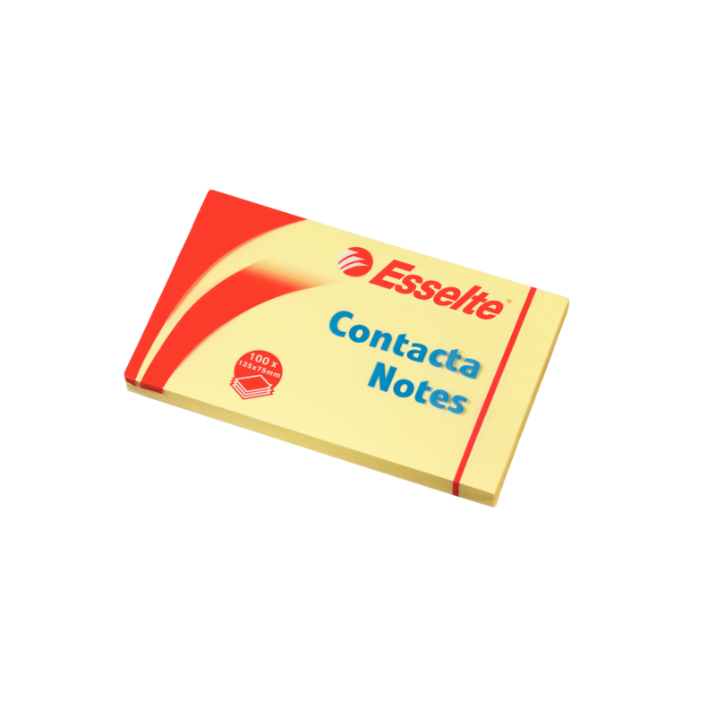 Bloczki Samoprzylepne Esselte 75X125Mm Żółte 100K 83001