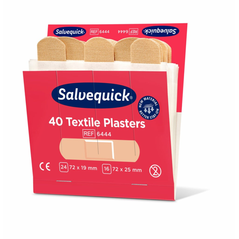 Plastry Tekstylne Cederroth Salvequick (Ref-6444)
