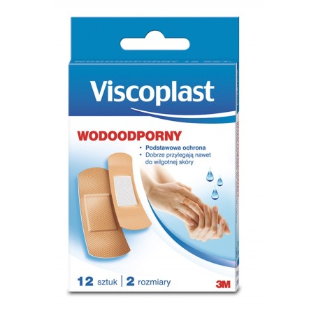 Zestaw Plastrów Viscoplast, Wodoodporne, 12Szt. Uu001624731