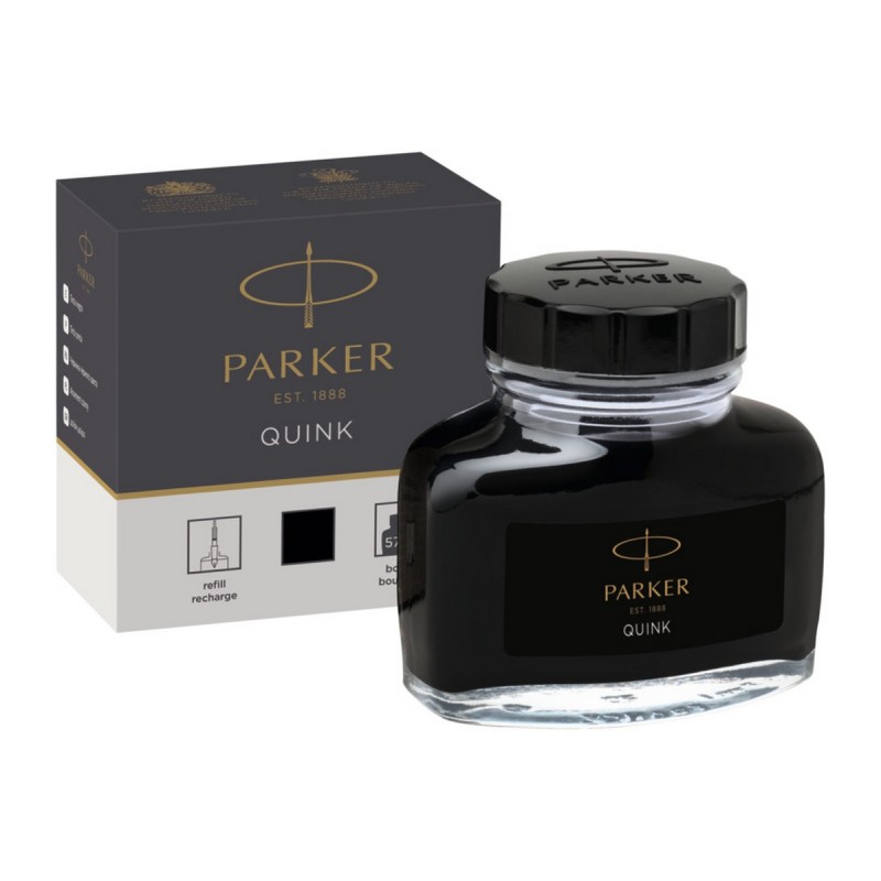 Atrament Quink W Butelce (57 Ml) Czarny 1950375 Parker