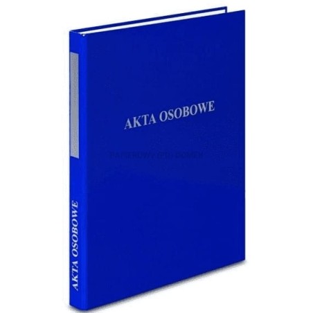 Segregator A4/2, Dwuringowy, Akta Osobowe Niebieski Vaupe, 030/03