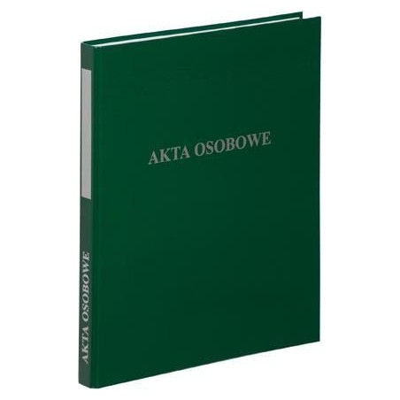 Segregator A4/2, Dwuringowy, Akta Osobowe Zielony Vaupe, 030/06